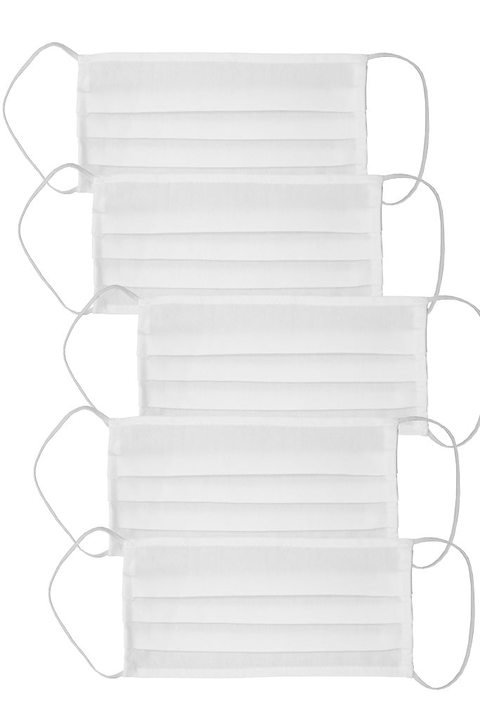 Paquete de 5 Cubrebocas de Tela Reusables