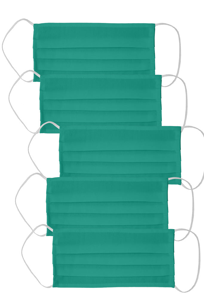 Paquete de 5 Cubrebocas de Tela Reusables