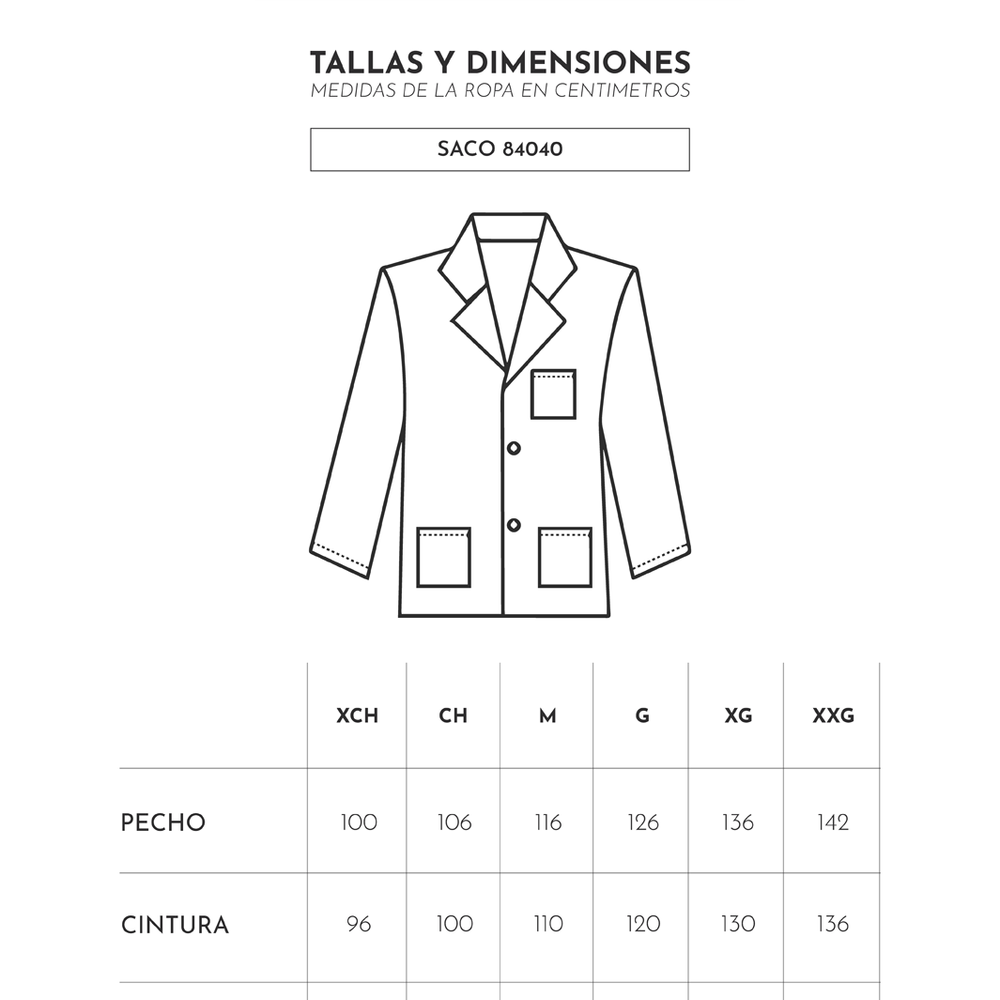 
                      
                        Saco 84040 para Caballero
                      
                    