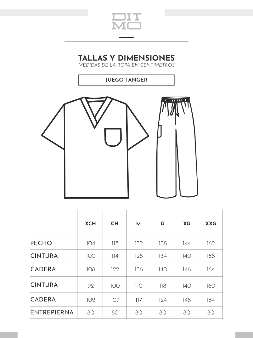 Juego de Cirugía Tanger Unisex
