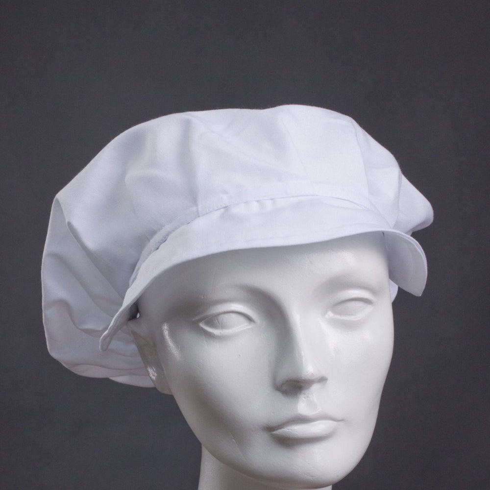 Gorro de cocina Redondo con Elástico y Visera