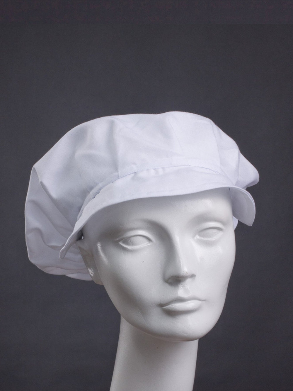 Gorro de cocina Redondo con Elástico y Visera